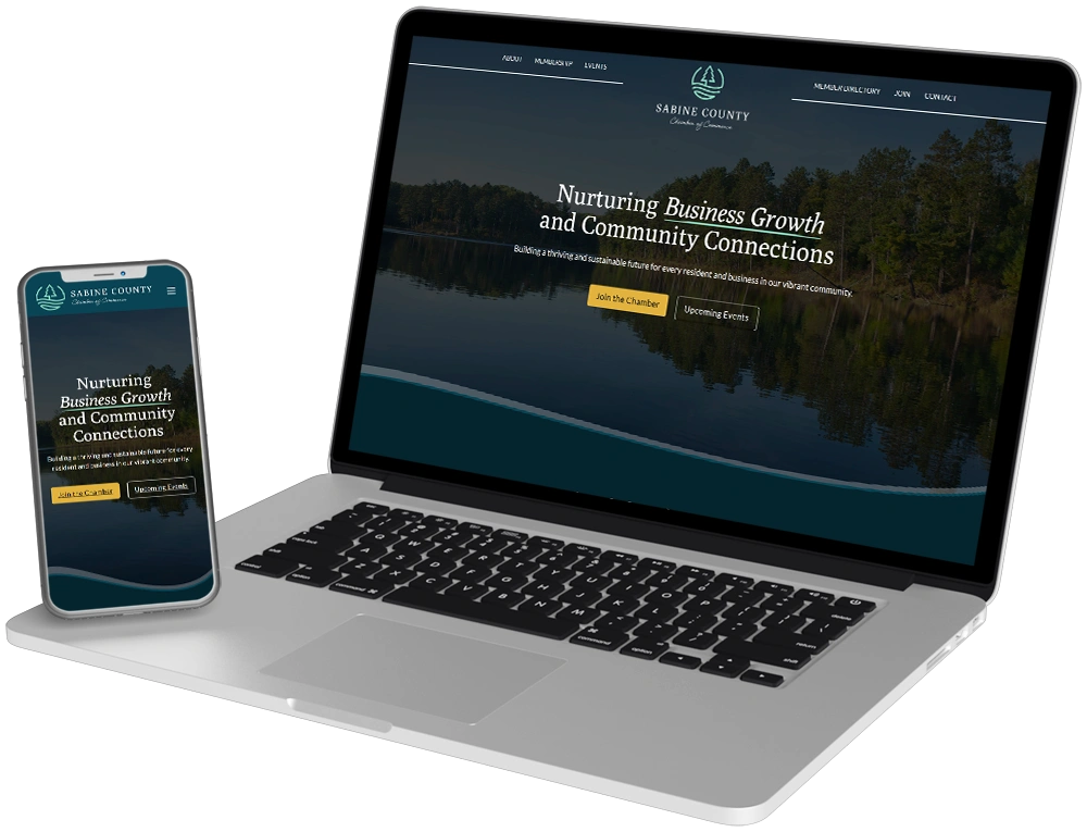 Website Project for the Sabine County Chamber of Commerce